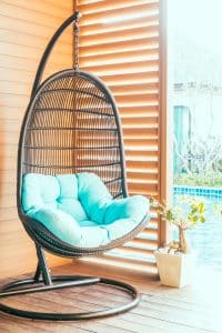 Wood patio blinds HTR