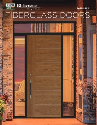 Modern fiberglass front door design